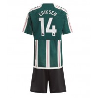 Manchester United Christian Eriksen #14 Replica Away Minikit 2023-24 Short Sleeve (+ pants)